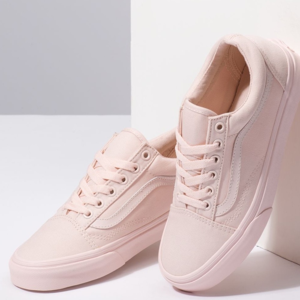 Peach blush mono old skool vans